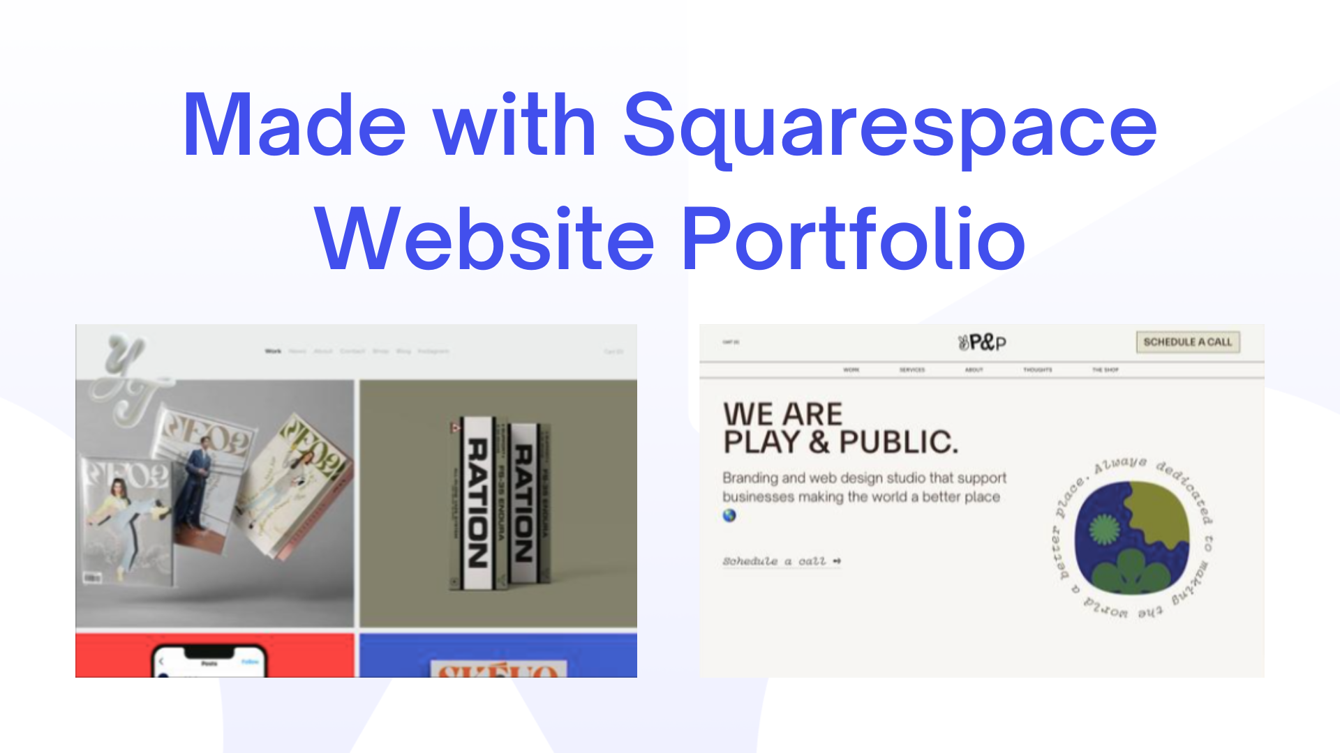 AJ Blog Graphics - Squarespace Websites Portfolio