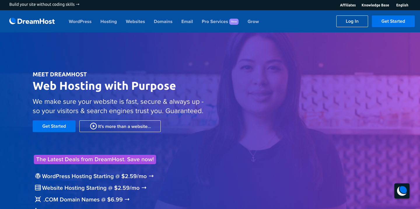 DreamHost-Web-Hosting-For-Your-Purpose