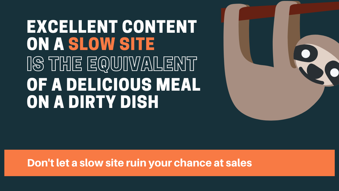 Excellent Content on a Slow Site - Agency Jet