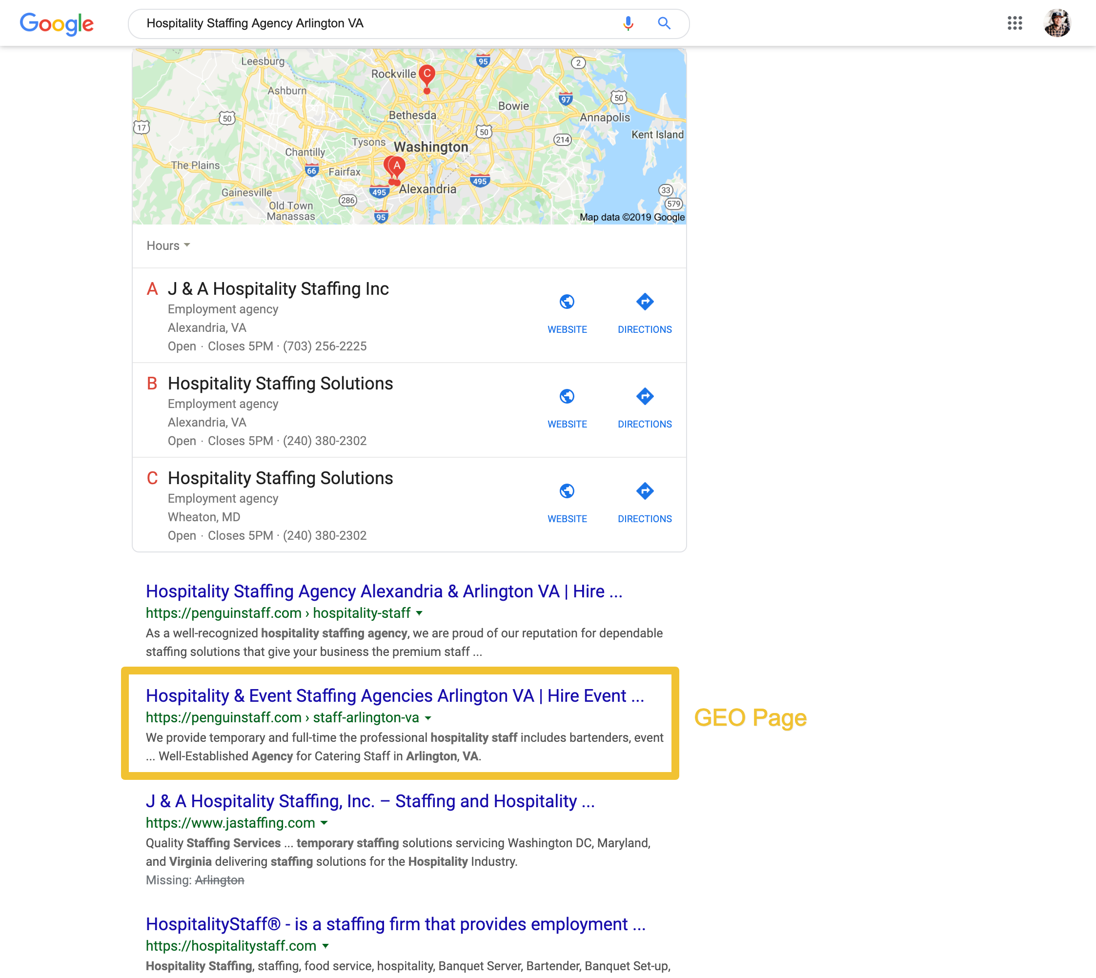 Hospitality Staffing Agency Arlington VA - Google Search
