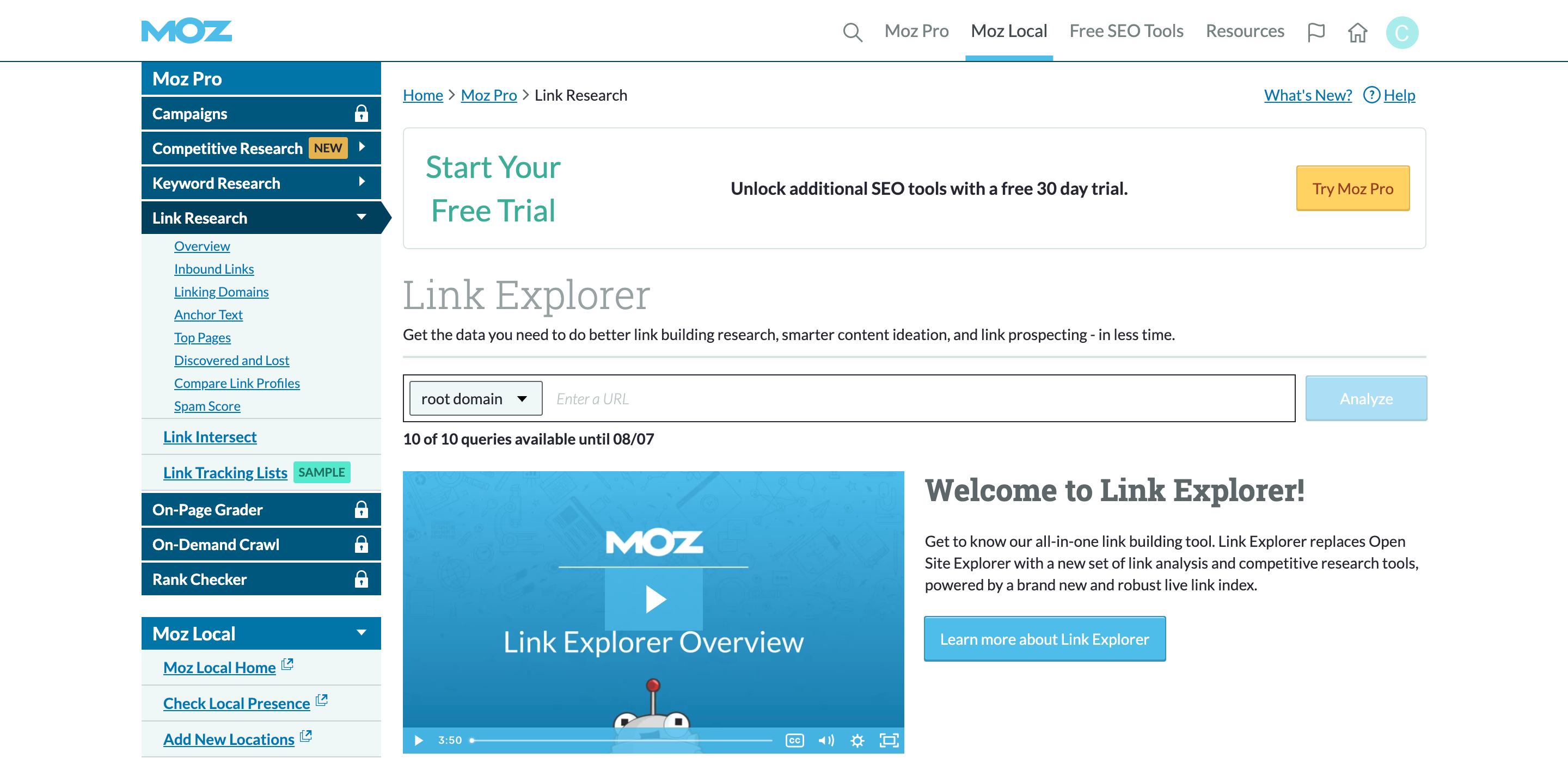 Link-Research-Moz - Agency Jet