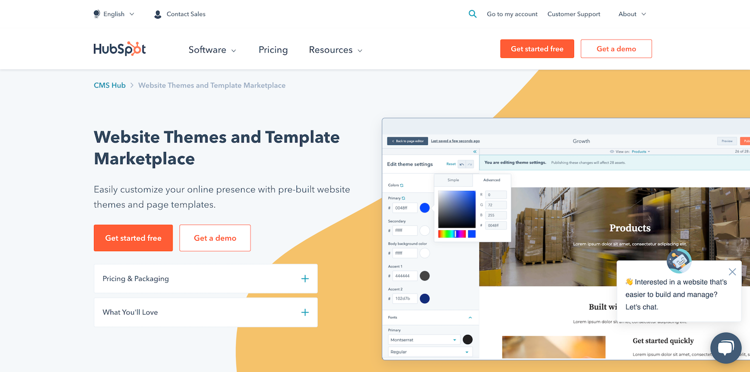 Website-Themes-and-Templates-Marketplace-HubSpot - Agency Jet