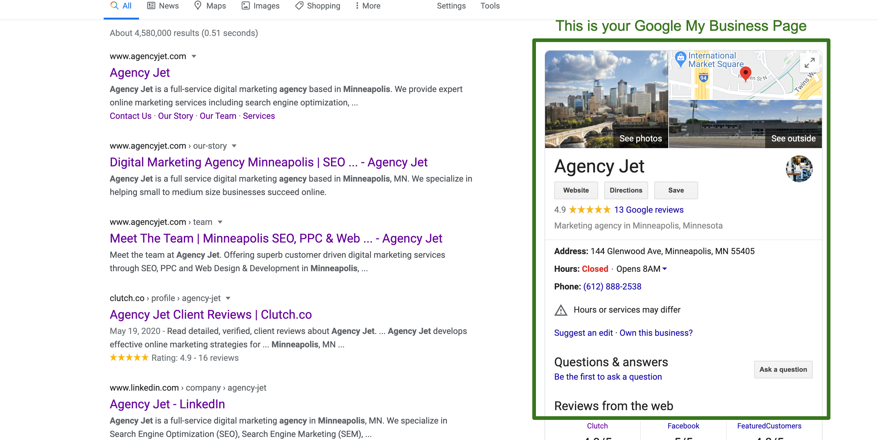 agency_jet_minneapolis_Google_Search