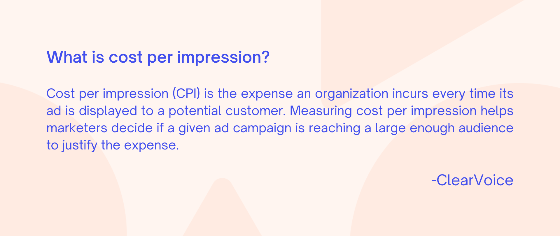what is cost per impression - Agency Jet